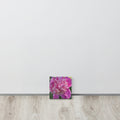 Pink peony canvas print — lush summer bloom floral wall art